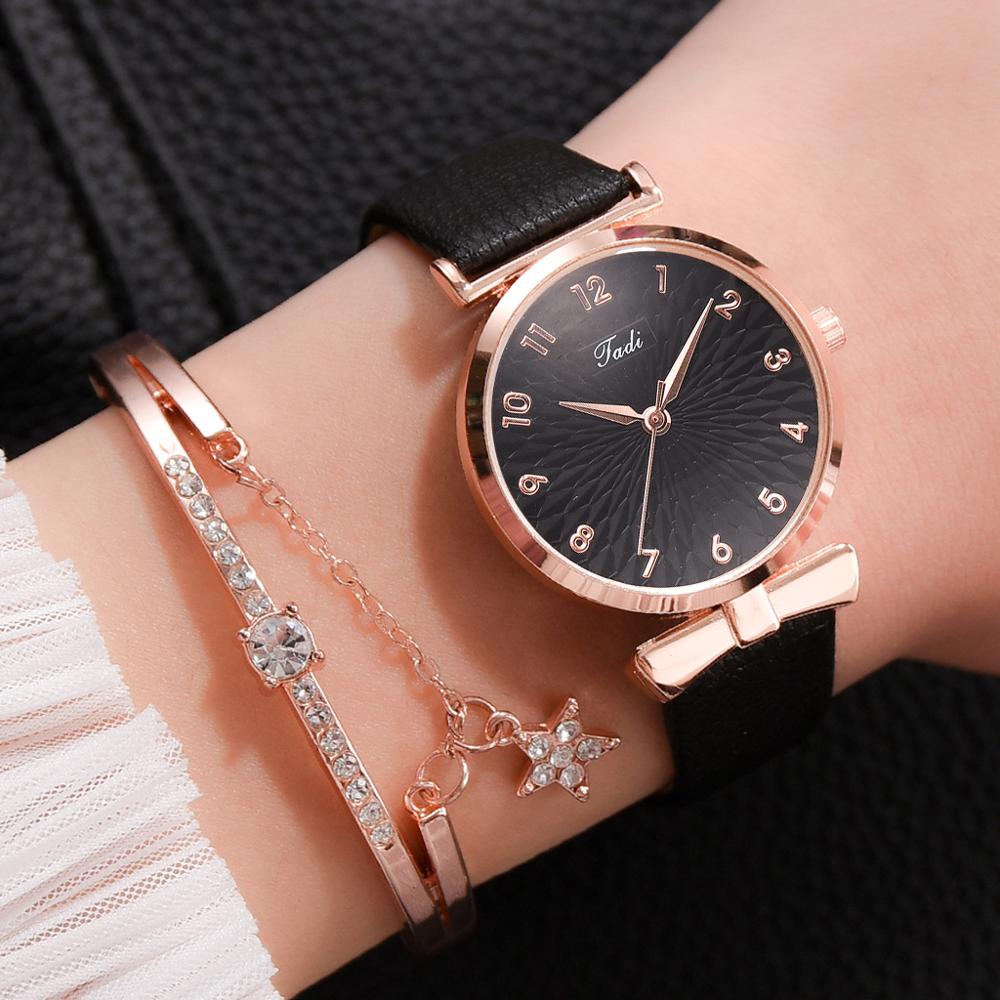 Ladies bracelet and watch on sale set