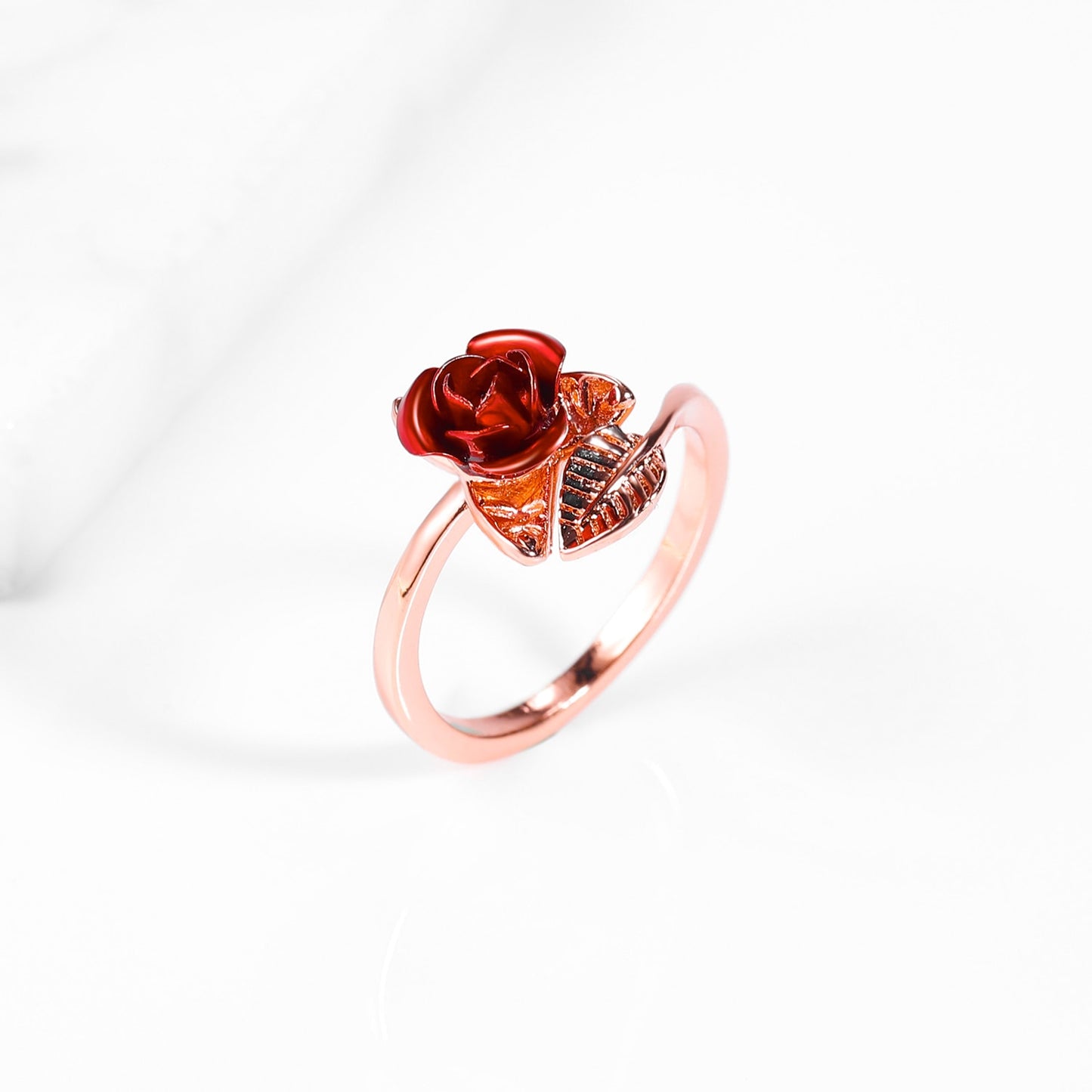 Beautiful Re-sizable Rose Flower Ring