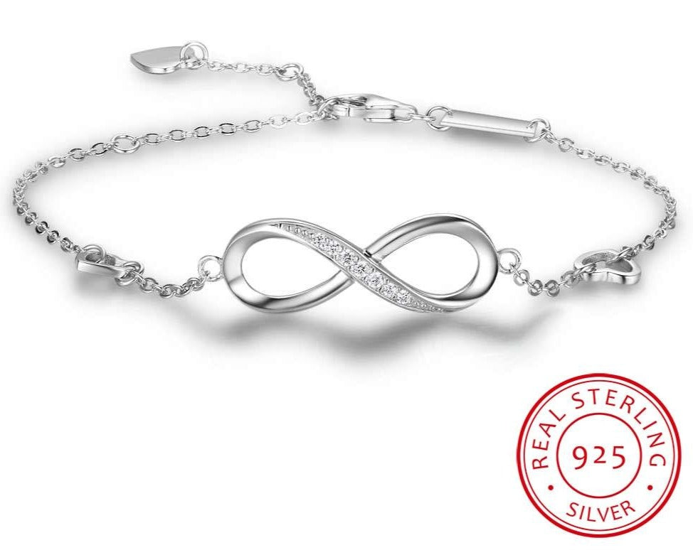 Silver Infinity Bracelets